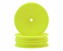 Schumacher 12mm 1/10 2WD Buggy Front Hex Wheels (Yellow) (2) (Slim)