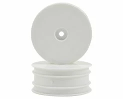 Serpent 12mm 4WD Front Wheels (2) (White) (SRX-4)