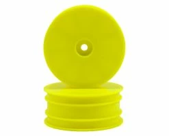 Serpent 12mm 4WD Front Wheels (2) (Yellow) (SRX-4)