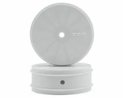 Team Losi Racing 61mm Front 1/10 Buggy Wheels (2) (22 3.0) (White) 12mm Hex