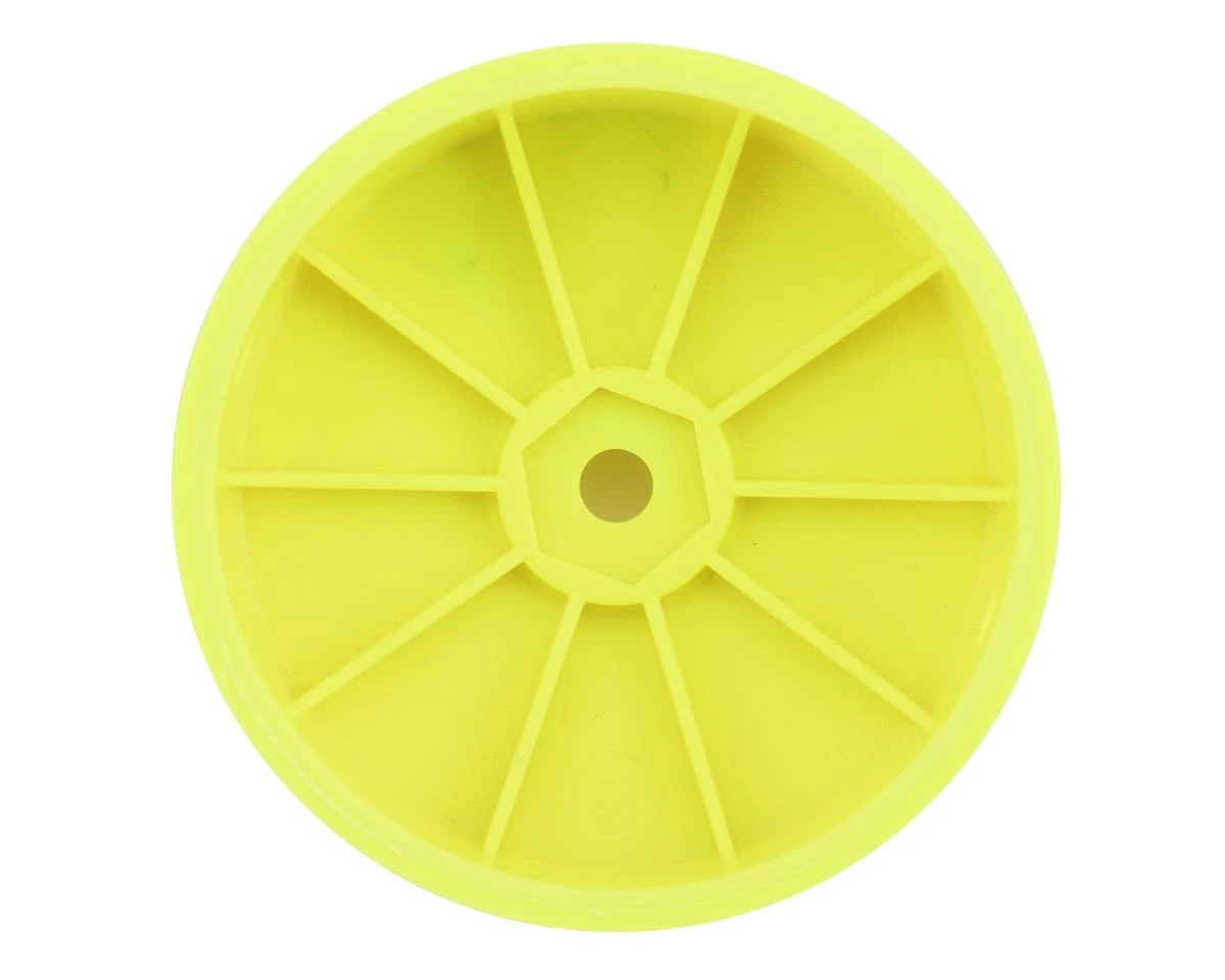 Team Losi Racing Stiffezel Narrow Front 2WD Buggy Wheels W/12mm Hex (Yellow) (2) (22 5.0) - Image 2