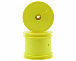 Team Losi Racing 12mm Hex 2.2" 1/10 Stadium Truck Wheels (2) (TLR 22T) (Yellow)