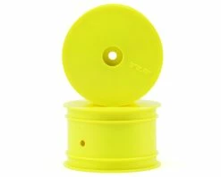 Team Losi Racing 12mm Hex 1/10 Rear Buggy Wheels (Yellow) (2) (22 3.0/22-4)