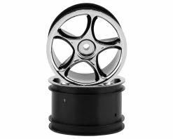 Traxxas 2.2" Bandit Rear Tracer Buggy Wheels (2) (Chrome) (Pins)