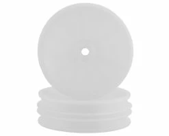 Traxxas 2.2" Bandit Front Dish Buggy Wheels (2) (White) (Pins)