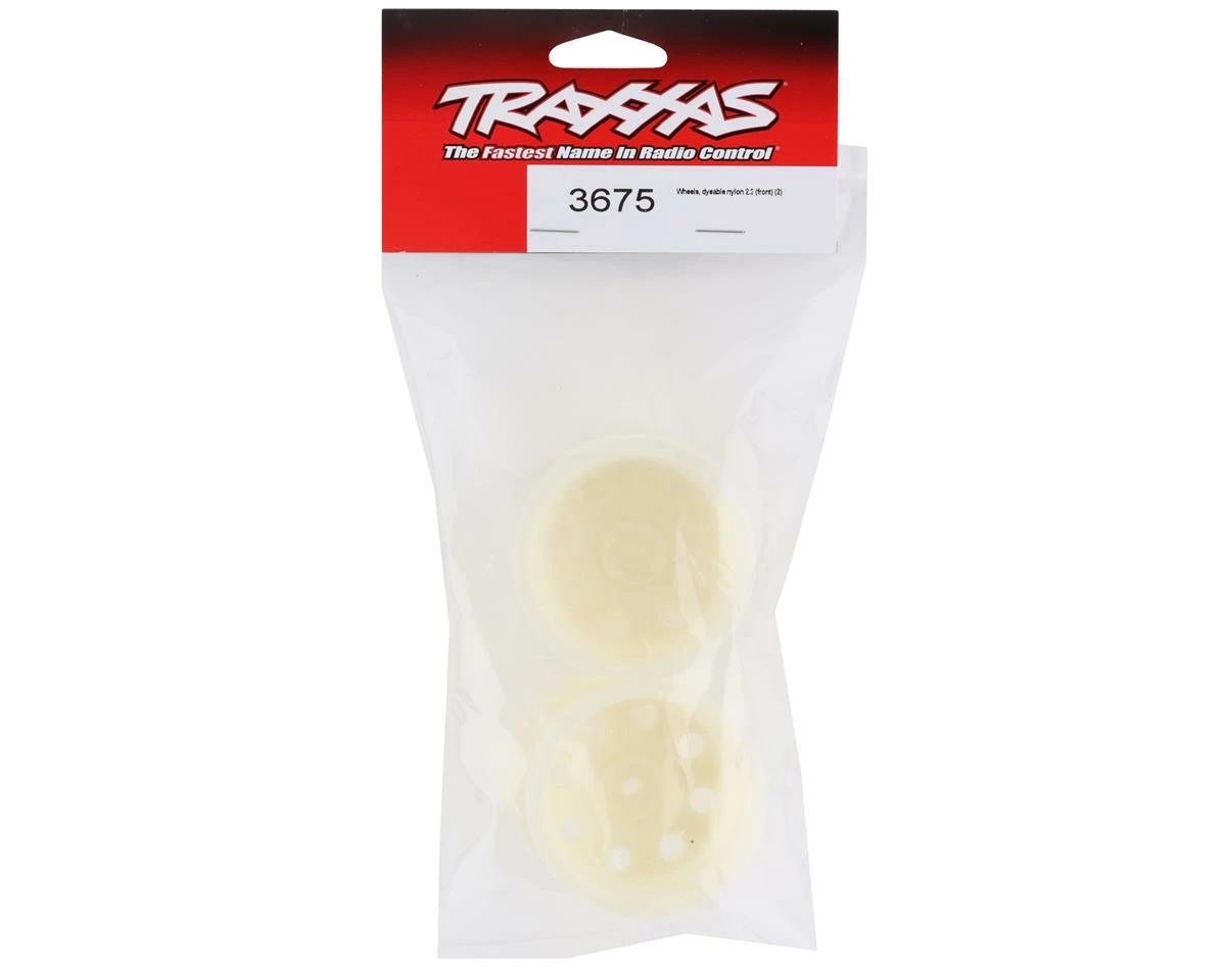 Traxxas 12mm Hex 2.2" Front Stadium Truck Wheel (2) (Dyeable White) - Image 3