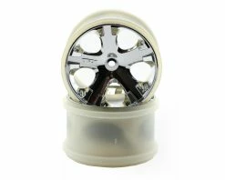 Traxxas 12mm Hex All-Star 2.8" Rear Wheels (2) (Chrome)