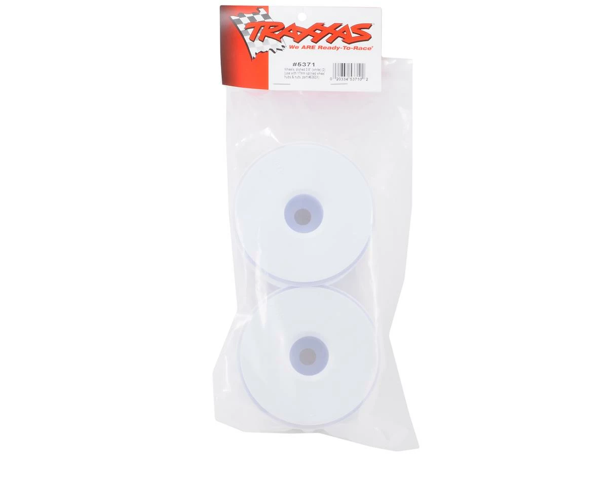 Traxxas 3.8 17mm Dished Wheels (2) (White) - Image 2
