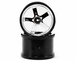 Traxxas 3.8 Hurricane Monster Truck Rims (2) (Revo) (Chrome)