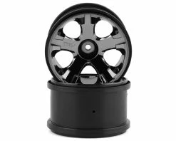 Traxxas 12mm Hex All-Star 2.8" Rear Wheels (2) (Jato, Jato 3.3) (Black Chrome)