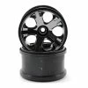 Traxxas All-Star 2.8" Front Wheels (2) (Jato, Jato 3.3) (Black Chrome) (Pins)