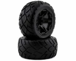 Traxxas Anaconda 2.8" Pre-Mounted Tires W/RXT Wheels (Black) (2) W/12mm Hex