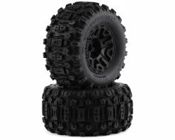 Traxxas Sledgehammer 2.8" Pre-Mounted Tires W/12mm Hex (2) (Black)