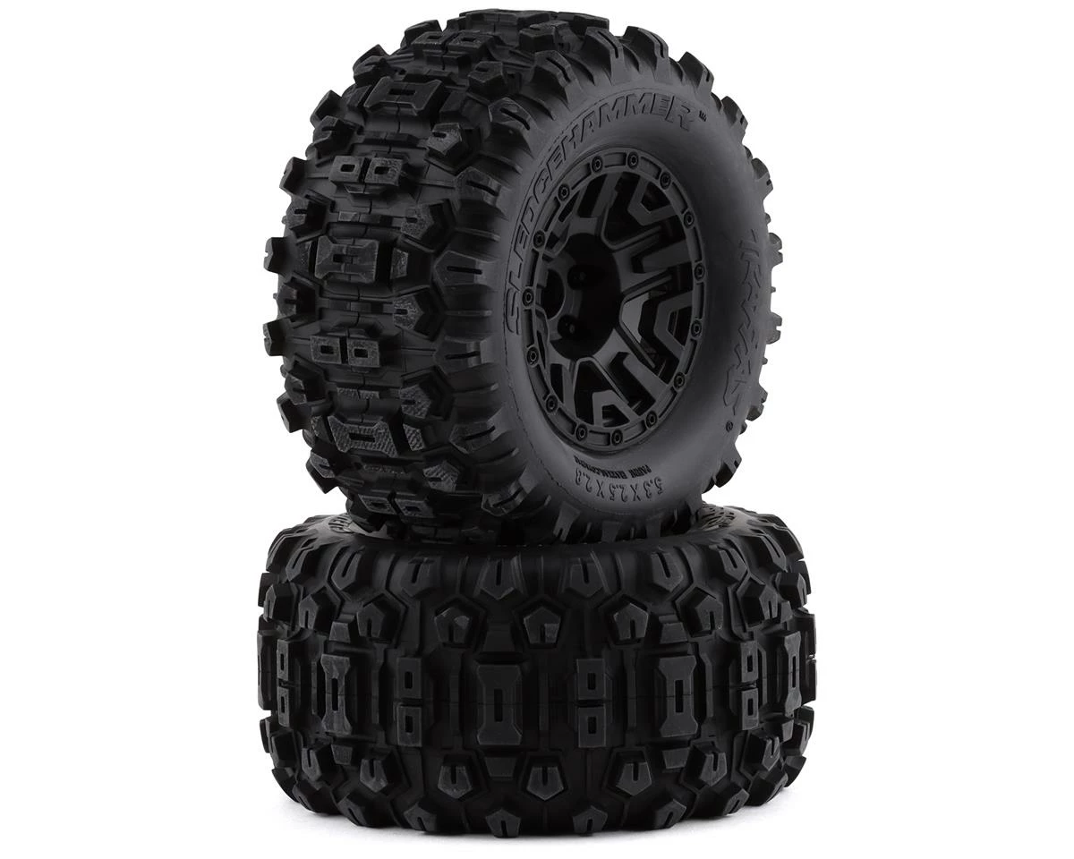 Traxxas Sledgehammer 2.8" Pre-Mounted Tires W/12mm Hex (2) (Black)