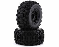 Traxxas Maxx Pre-Mounted Sledgehammer Tires W/17mm Wheels (Black) (2)