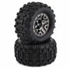 Traxxas Sledgehammer 2.8" Pre-Mounted Tires (2) (Black Chrome)