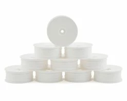Xray 12mm Hex "Aerodisk" 2WD Front Buggy Wheels (White) (10) (XB2)