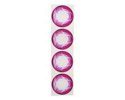 Xray Truggy Wheel Stickers (Pink) (4)